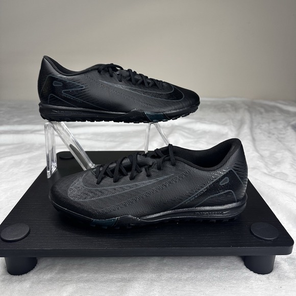 Nike Mercurial Vapor 16 Academy Turf Low-Top Soccer Shoes Black Men's 5.5‎ NWOB - Picture 1 of 8